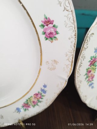Antigua vajilla porcelana francesa