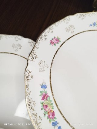 Antigua vajilla porcelana francesa