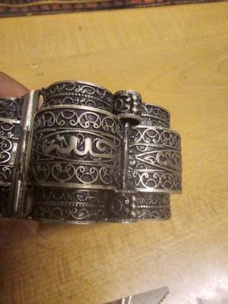 Pulsera Grabada Árabe/Judío