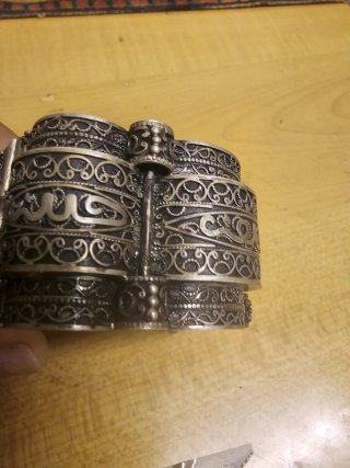Pulsera Grabada Árabe/Judío