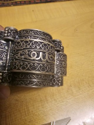 Pulsera Grabada Árabe/Judío