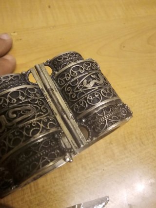 Pulsera Grabada Árabe/Judío