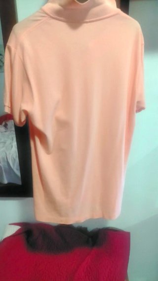 Polo Lacoste rosa maniche corte