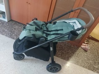 Cochecito Trío Joie Verde Completo (3 piezas)