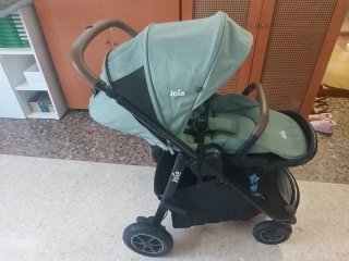 Cochecito Trío Joie Verde Completo (3 piezas)