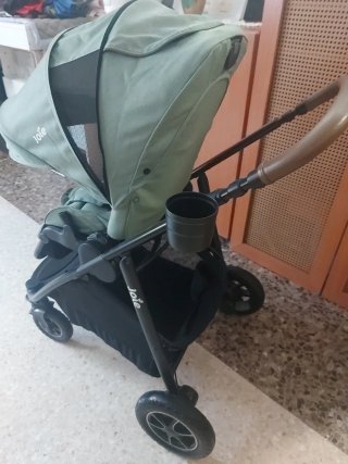Cochecito Trío Joie Verde Completo (3 piezas)