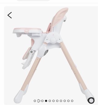 Trona regulable Jude 0+ Rosa