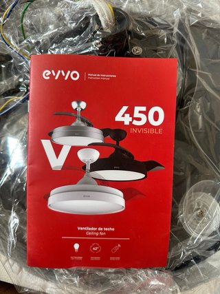 EVVO Ventilador de Techo con Aspas