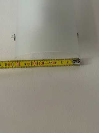 Aplique de pared de cristal