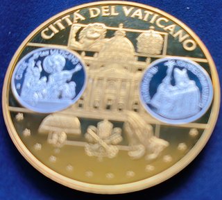Lote 2 Medallas Vatican Juan Pablo II Jubileo 2000