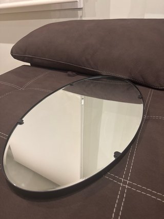 Espejo Ovalado Zara Home Negro