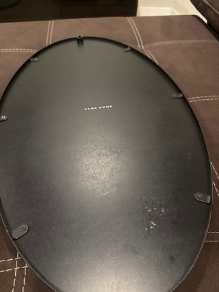 Espejo Ovalado Zara Home Negro