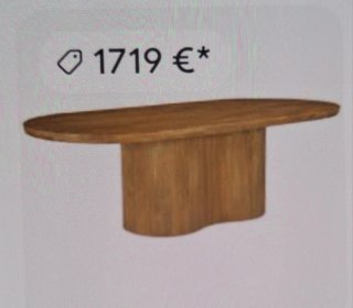 Tavolo da salotto in legno massello