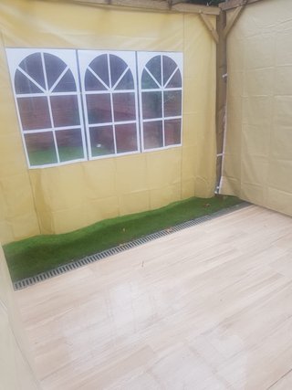 Pérgola de madera 3x3m Natural