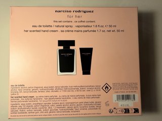 Narciso Rodriguez For Her Set Perfume y Crema