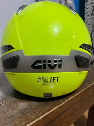 Casco Moto Givi Amarillo Neón talla xl