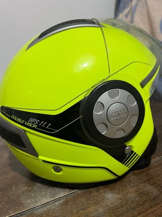 Casco Moto Givi Amarillo Neón talla xl