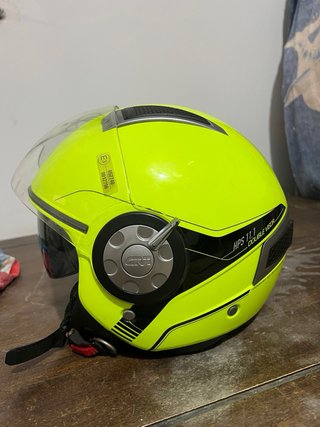 Casco Moto Givi Amarillo Neón talla xl