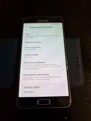 Samsung Galaxy A5 2016 16GB blu notte 4G