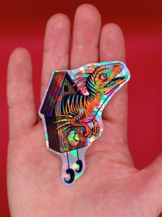 DinoHolo Fury – Pack de 9 Stickers Premium