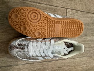 Adidas Samba Plata y Blanco Mujer
