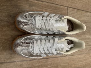 Adidas Samba Plata y Blanco Mujer
