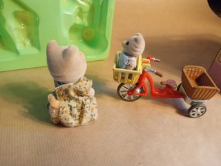 Sylvanian Families Ciclismo con Mamá set