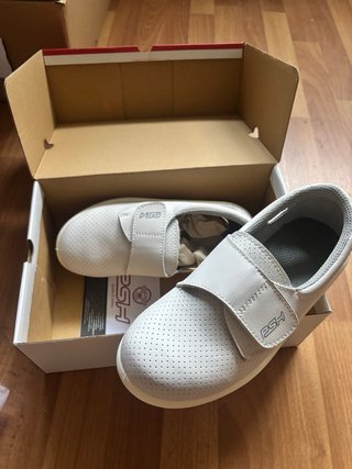 Zapatos de seguridad PSH blancos talla 39