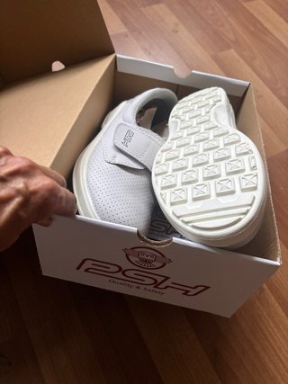 Zapatos de seguridad PSH blancos talla 39