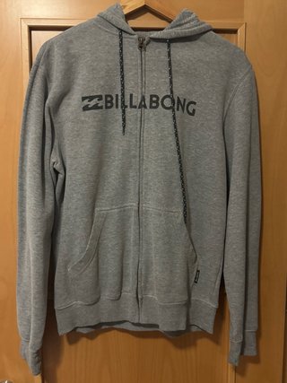 Chaqueta Billabong gris con cremallera