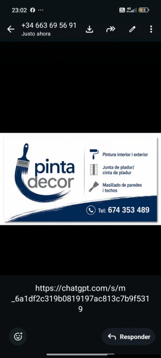 Trabajos de pintura