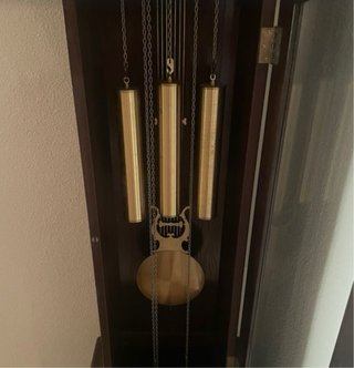 Orologio a Carillon in Legno Scuro