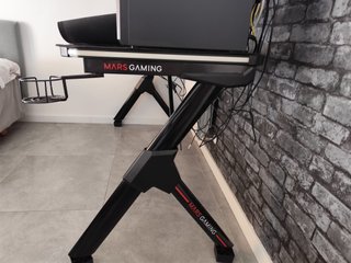 Mesa Gaming Mars Gaming MGD 140 RGB Carbono