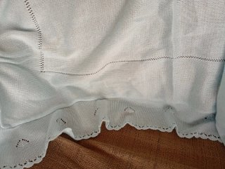 Toquilla de bebé azul