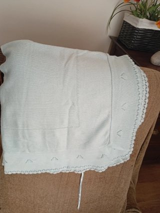 Toquilla de bebé azul