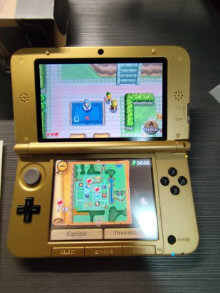 Nintendo 3DS XL Ed. Especial Zelda Dorada+cargador