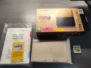 Nintendo 3DS XL Ed. Especial Zelda Dorada+cargador