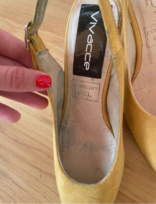 Zapatos Chamby amarillos de entretiempo