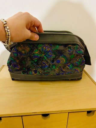Beauty case da viaggio floreale
