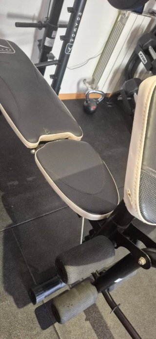 Banco de musculación multifunción +109kg en pesas