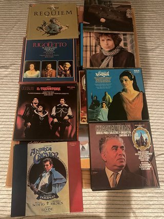 Lotes de Vinilos Clásicos y Ópera