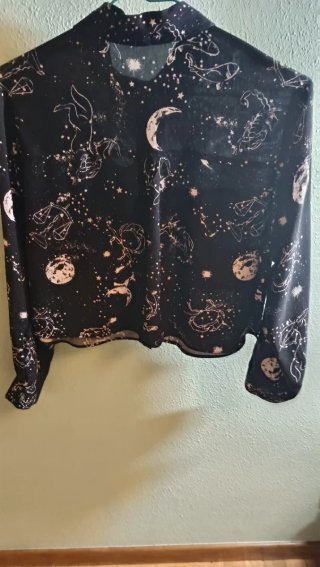 Camisa Bershka Estrellas S/36/8
