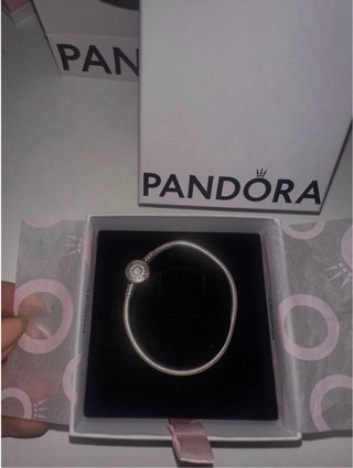 Pulsera Pandora Oro y Plata con Charms