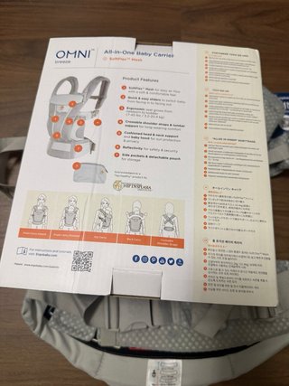 Ergobaby Omni Breeze Cinzento Caixa Manual