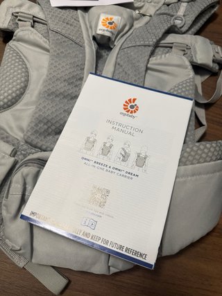 Ergobaby Omni Breeze Cinzento Caixa Manual