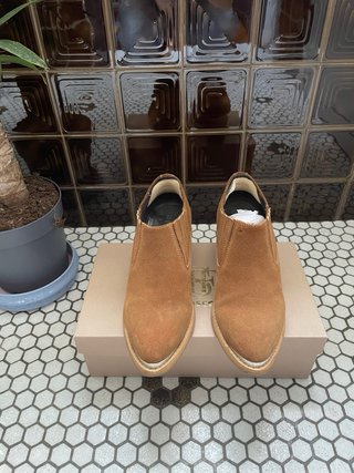 Botines de piel tacón | Talla 39