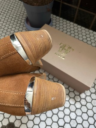 Botines de piel tacón | Talla 39