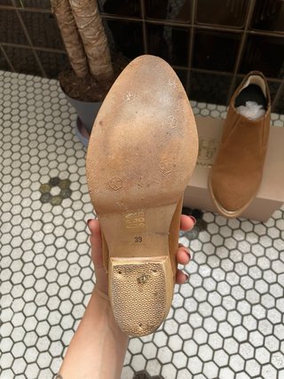 Botines de piel tacón | Talla 39