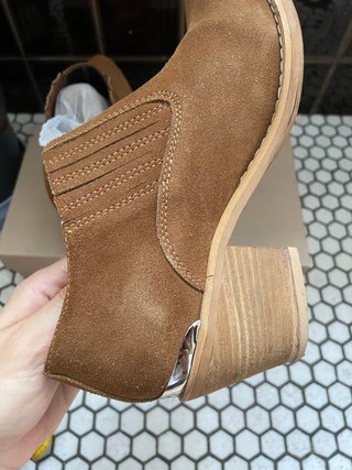 Botines de piel tacón | Talla 39