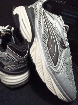 Puma Fade Nitro LS Zapatillas Plata/Negro